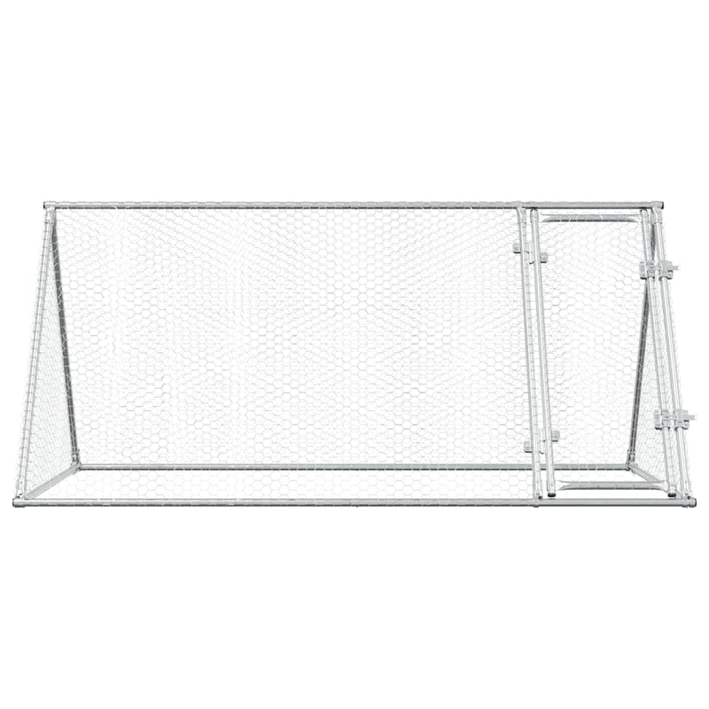 Chicken Cage Silver 200x105x91 cm Galvanised Steel