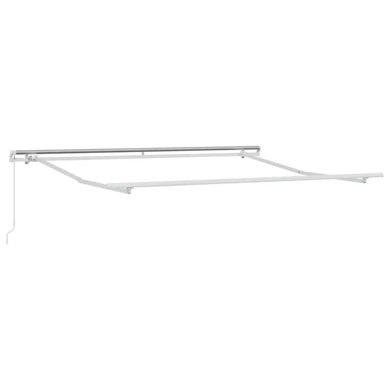 Manual Retractable Awning Anthracite&White 300x250 cm