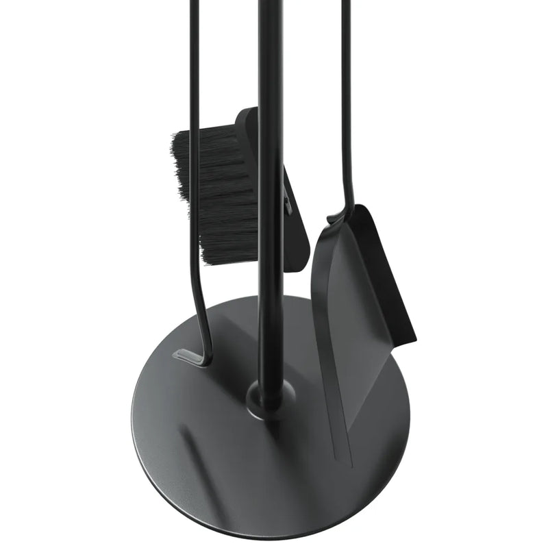 4 Piece Fireplace Tool Set 22x59 cm Steel