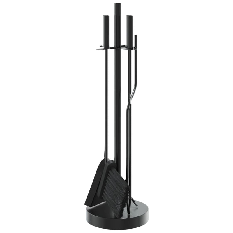 vidaXL 5 Piece Fireplace Tool Set 18x66 cm Steel