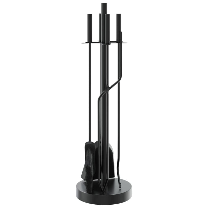vidaXL 5 Piece Fireplace Tool Set 18x66 cm Steel