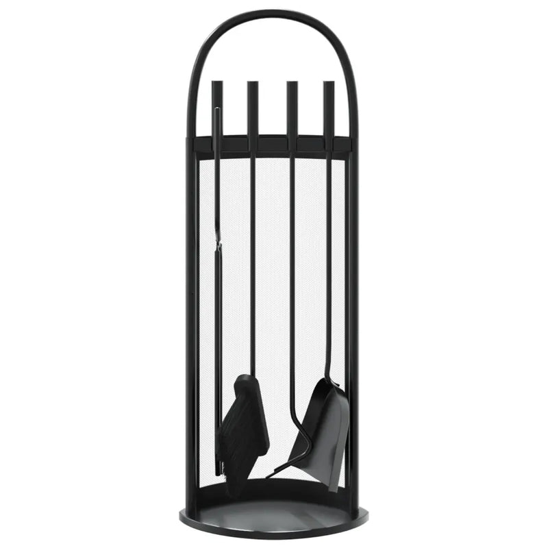 5 Piece Fireplace Tool Set 23x15x66 cm Steel