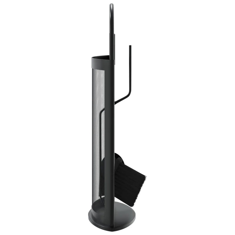 5 Piece Fireplace Tool Set 23x15x66 cm Steel