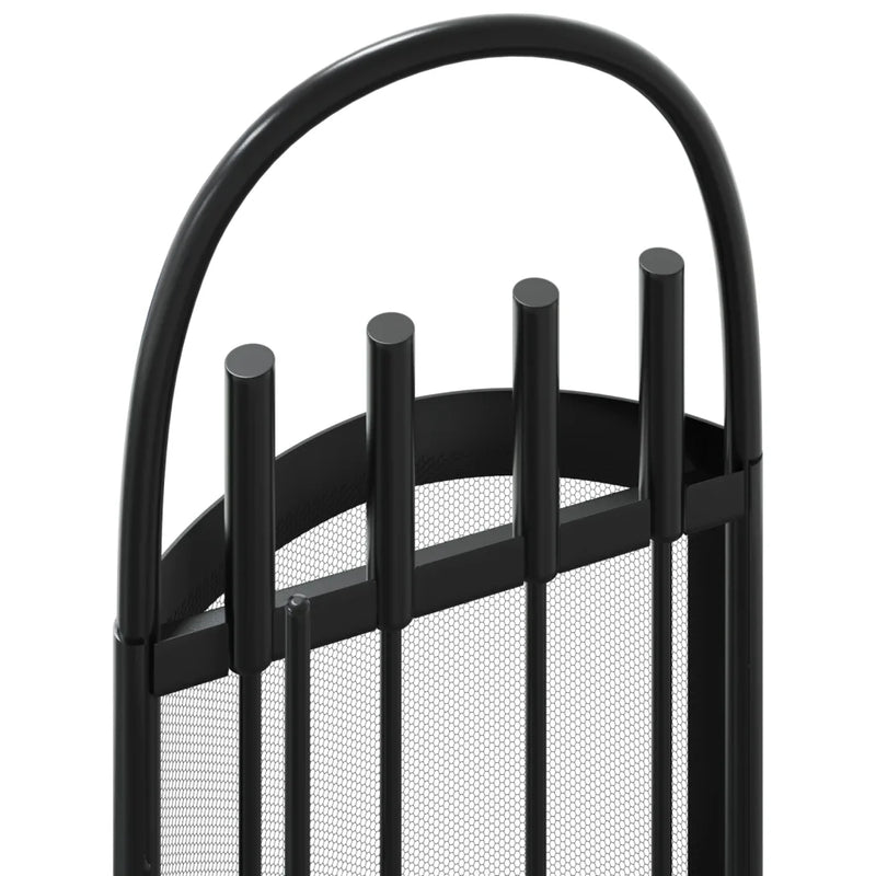 5 Piece Fireplace Tool Set 23x15x66 cm Steel
