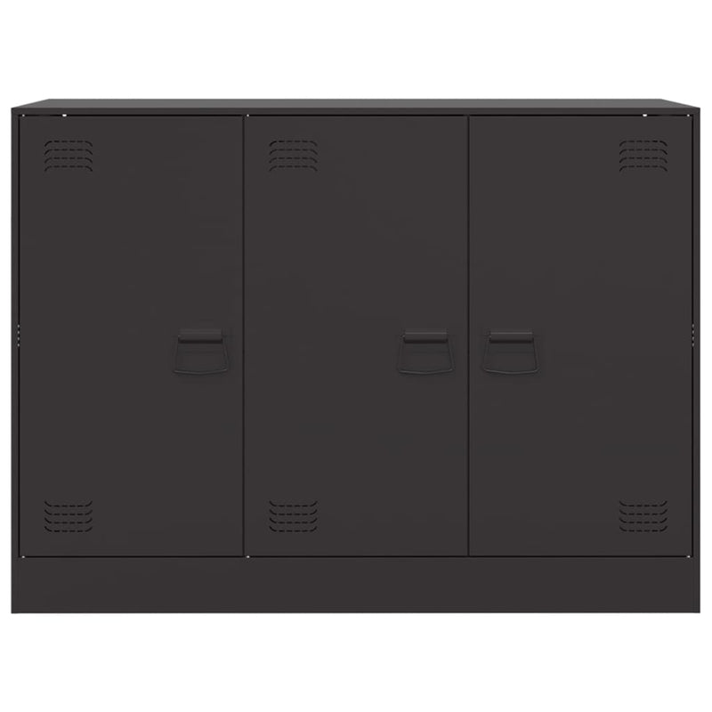vidaXL Sideboard Black 99x39x73 cm Steel