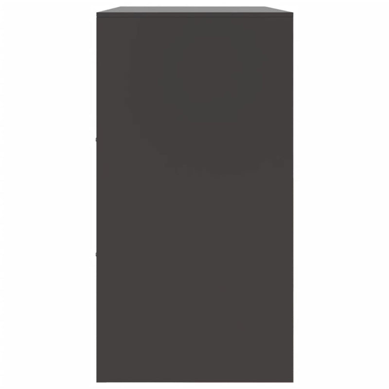 vidaXL Sideboard Black 99x39x73 cm Steel