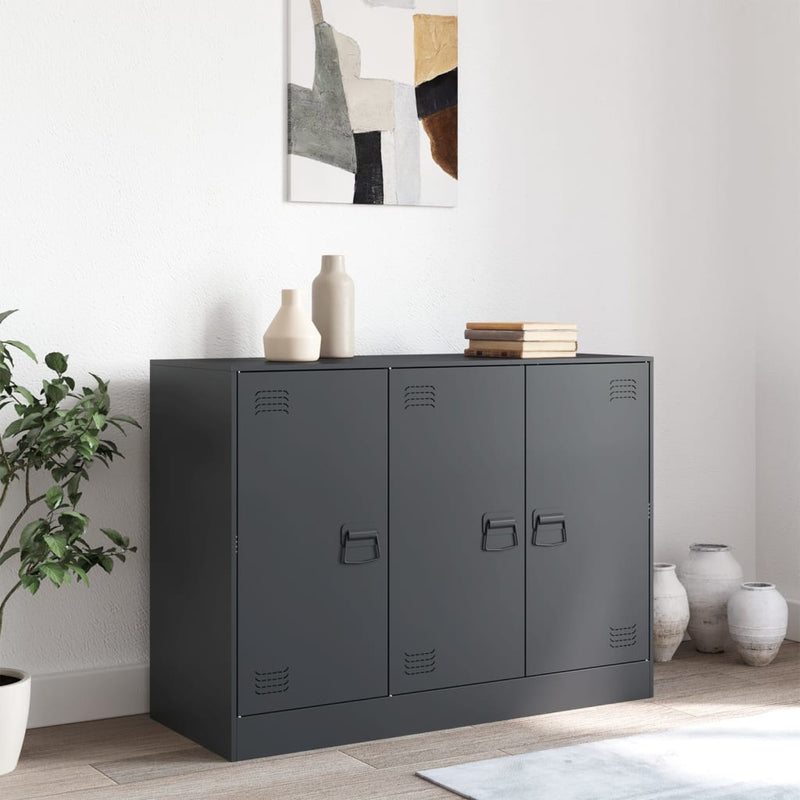 vidaXL Sideboard Anthracite 99x39x73 cm Steel