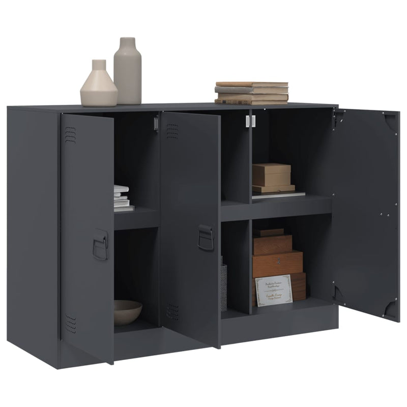 vidaXL Sideboard Anthracite 99x39x73 cm Steel