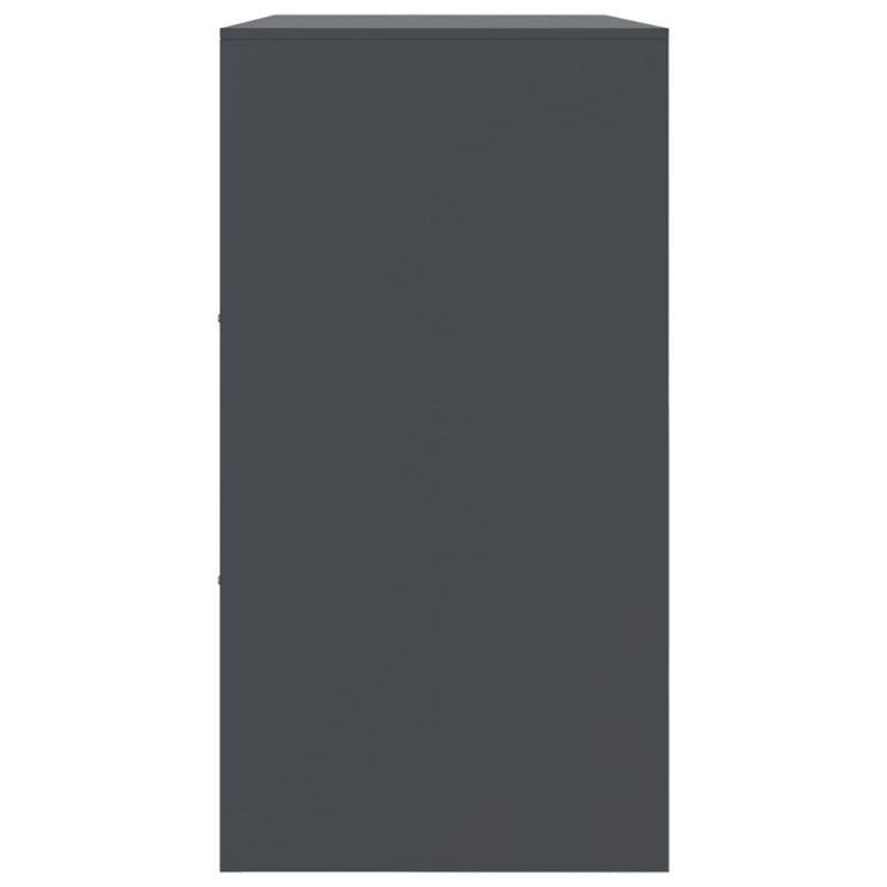 vidaXL Sideboard Anthracite 99x39x73 cm Steel