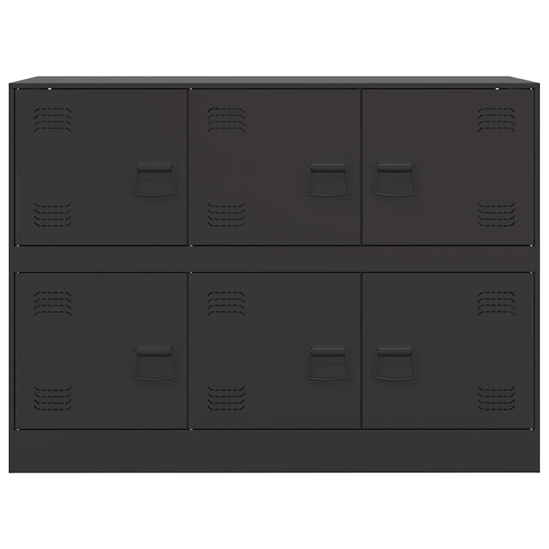 Sideboard Black 99x39x73 cm Steel