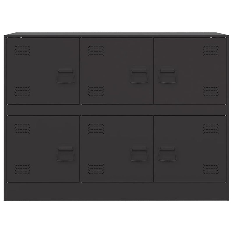 vidaXL Sideboard Black 99x39x73 cm Steel