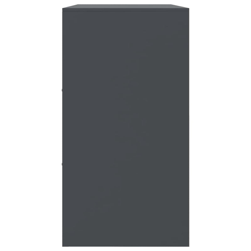 vidaXL Sideboard Anthracite 99x39x73 cm Steel