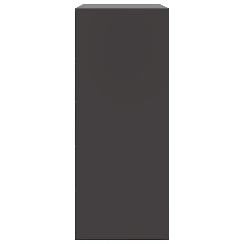 Highboard Black 67x39x95 cm Steel