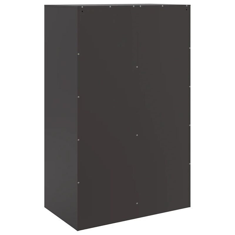 Highboard Black 67x39x95 cm Steel