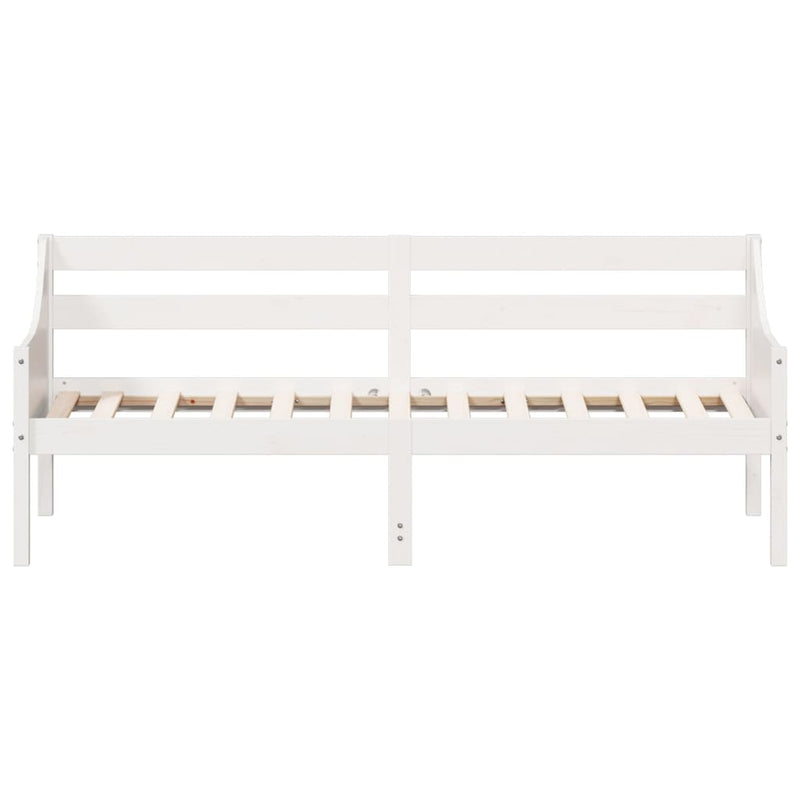 vidaXL Day Bed without Mattress White 90x190 cm Solid Wood Pine