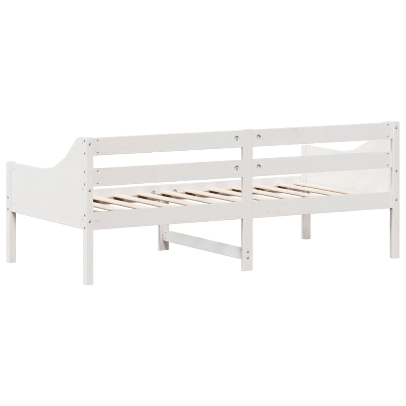 vidaXL Day Bed without Mattress White 90x190 cm Solid Wood Pine