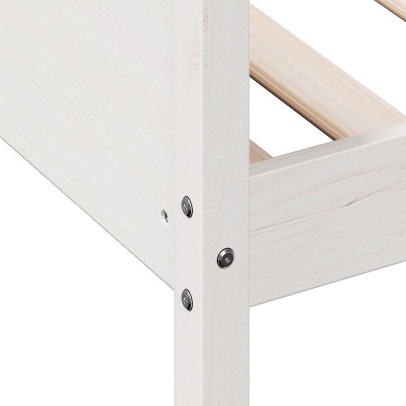 vidaXL Day Bed without Mattress White 90x190 cm Solid Wood Pine