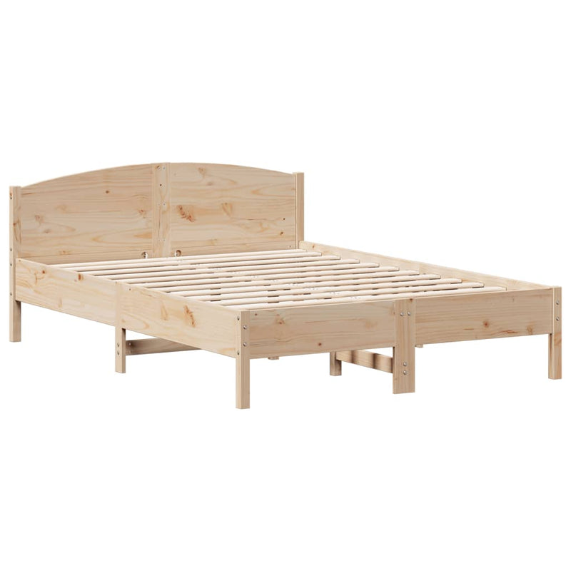 vidaXL Bed Frame without Mattress 150x200 cm Solid Wood Pine