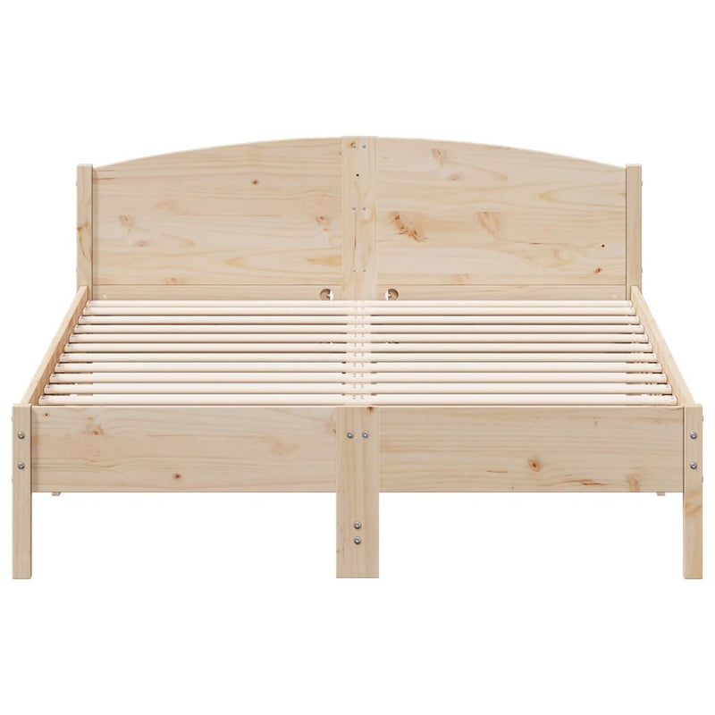 vidaXL Bed Frame without Mattress 150x200 cm Solid Wood Pine