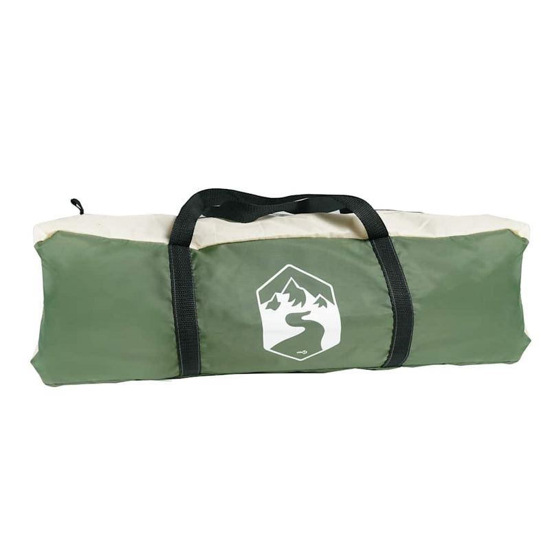 vidaXL Camping Tent Cabin 4-Person Green Waterproof