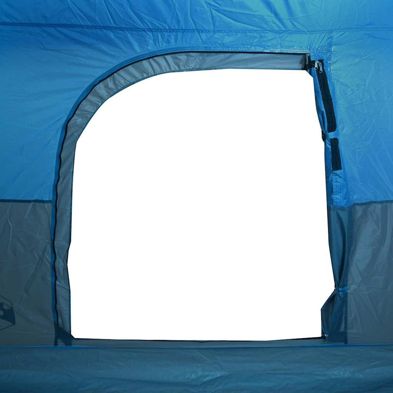 Camping Tent Cabin 4-Person Blue Waterproof