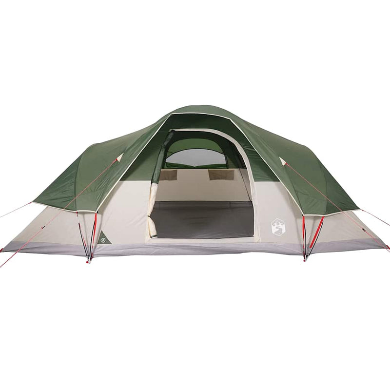 vidaXL Family Tent Dome 9-Person Green Waterproof