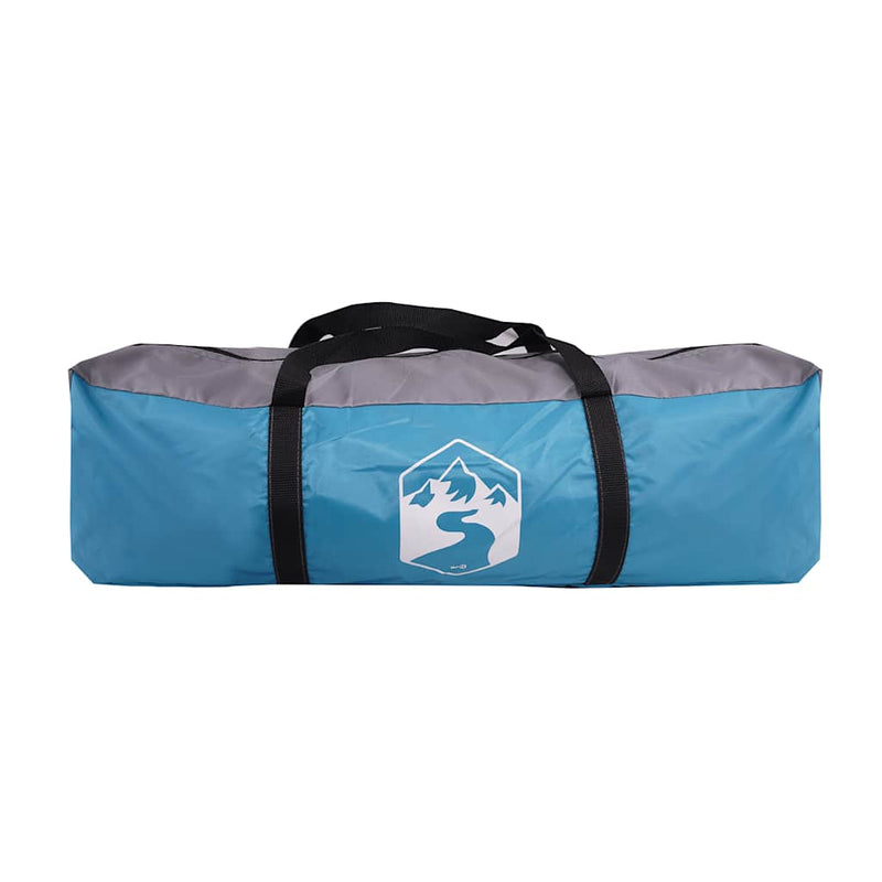 Family Tent Tipi 6-Person Blue Waterproof