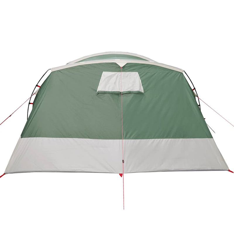 vidaXL Family Tent Tunnel 8-Person Green Waterproof