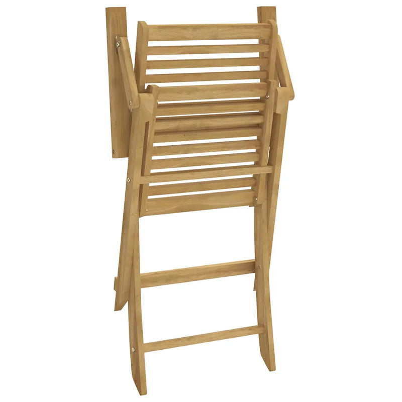 Folding Chairs 2 pcs 54,5x61,5x86,5 cm Solid Wood Acacia