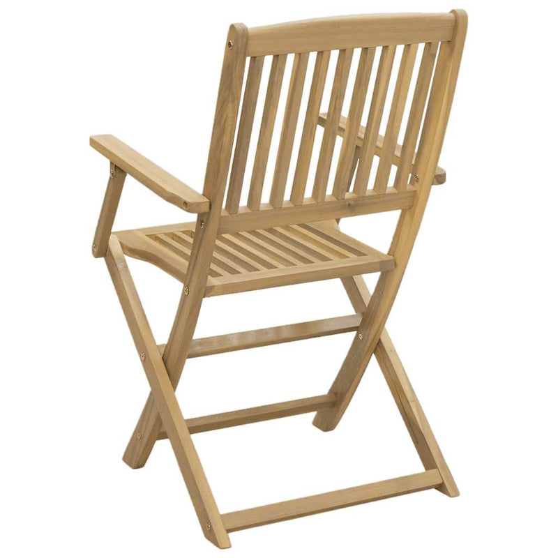 vidaXL Folding Chairs 4 pcs 54x61x88 cm Solid Wood Acacia