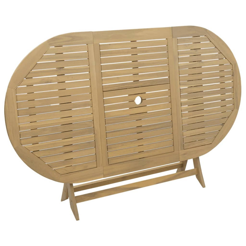 vidaXL Folding Garden Table 160x85x75 cm Solid Wood Acacia