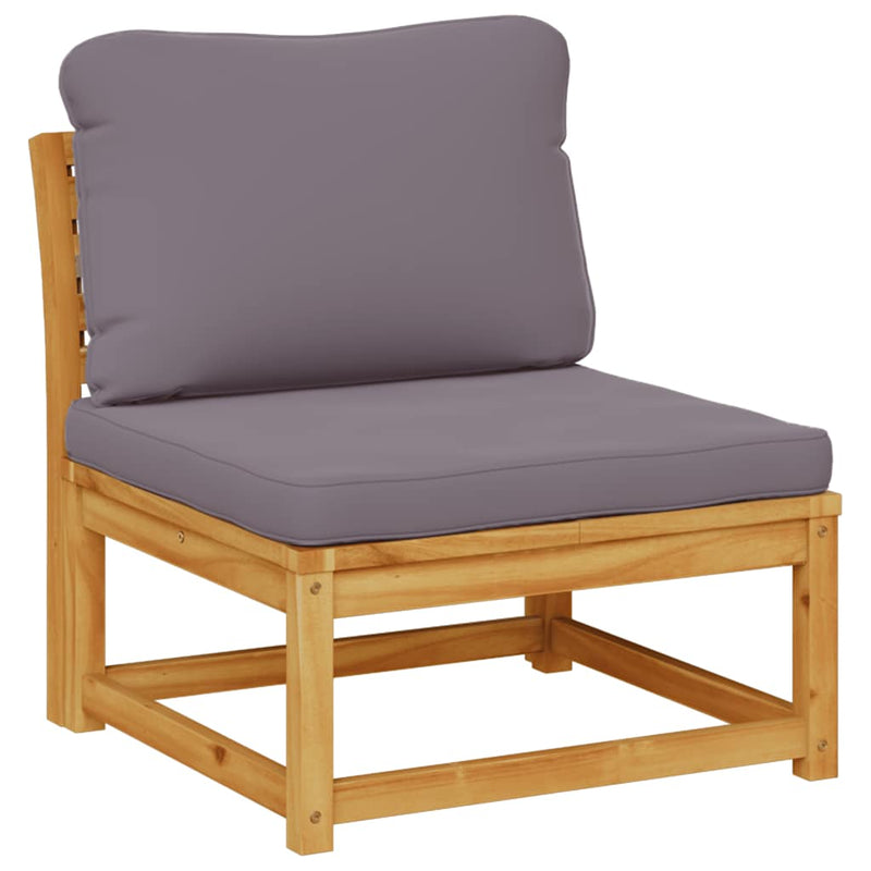 vidaXL 6 Piece Garden Lounge Set with Cushions Solid Wood Acacia