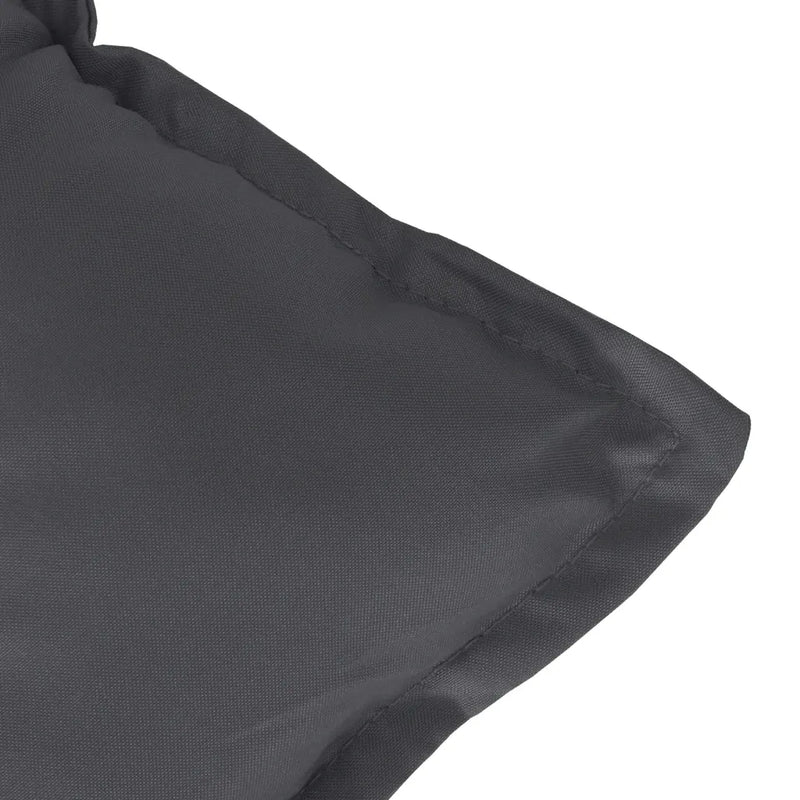 Lowback Chair Cushions 2 pcs Melange Anthracite 100x50x7 cm Fabric