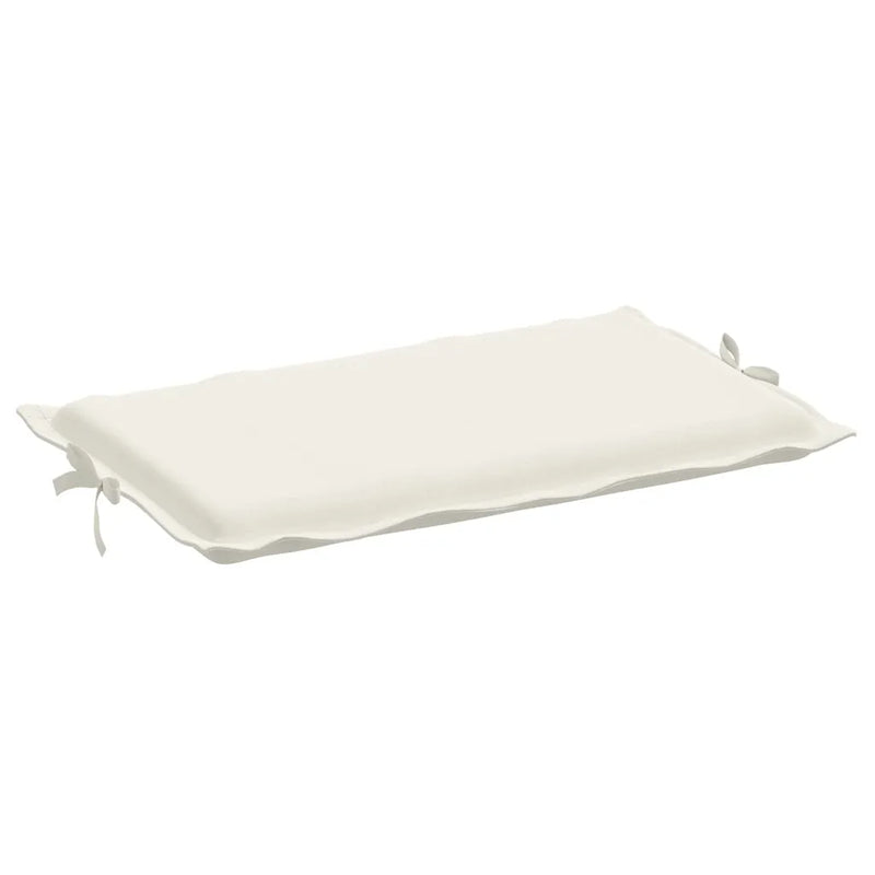 Sun Lounger Cushion Melange Cream 186x58x4 cm Fabric