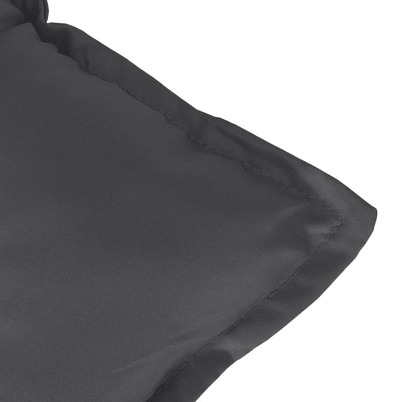 vidaXL Garden Bench Cushions 2 pcs Melange Anthracite 120x50x7 cm Fabric
