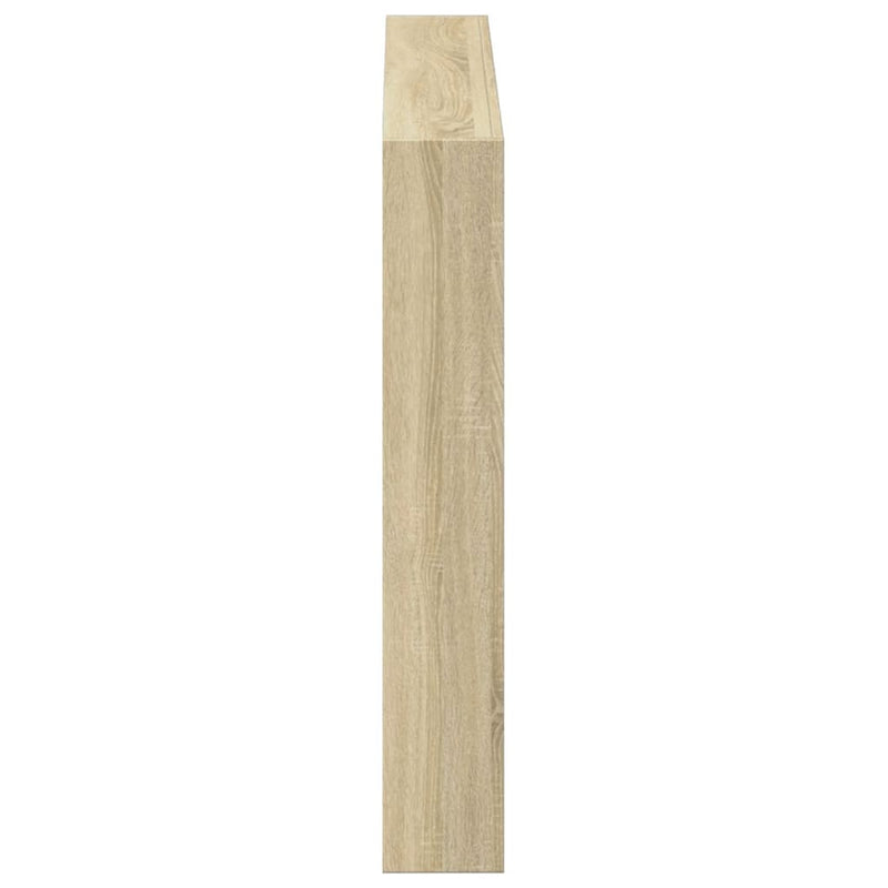 vidaXL Headboard Cabinet with LED Sonoma Oak 100 cm
