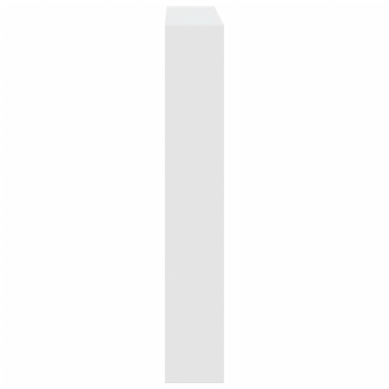 vidaXL Headboard Cabinet with LED White 120 cm
