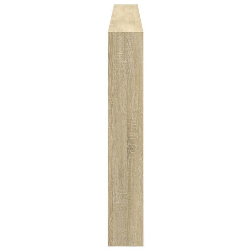 vidaXL Headboard Cabinet with LED Sonoma Oak 220 cm
