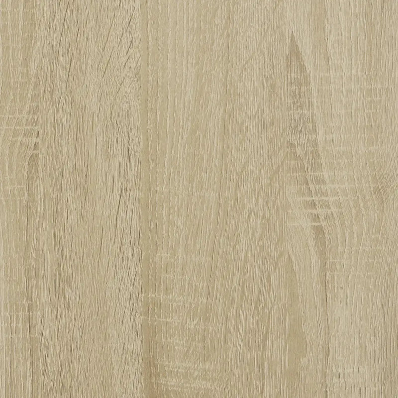 Headboard Cabinet with LED Sonoma Oak 220x16.5x103.5 cm