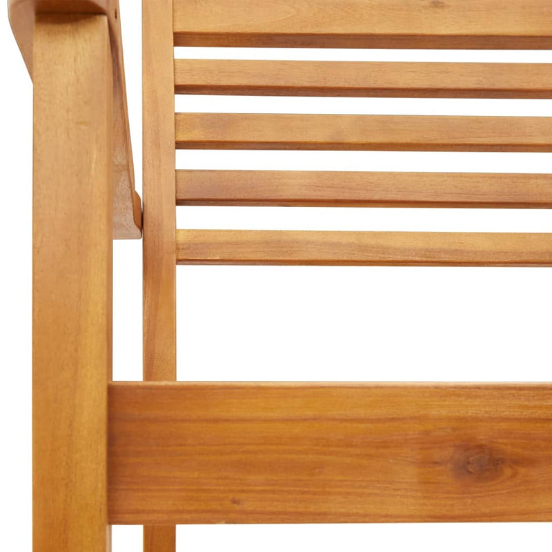 vidaXL Garden Chairs 2 pcs 59x55x85 cm Solid Wood Acacia