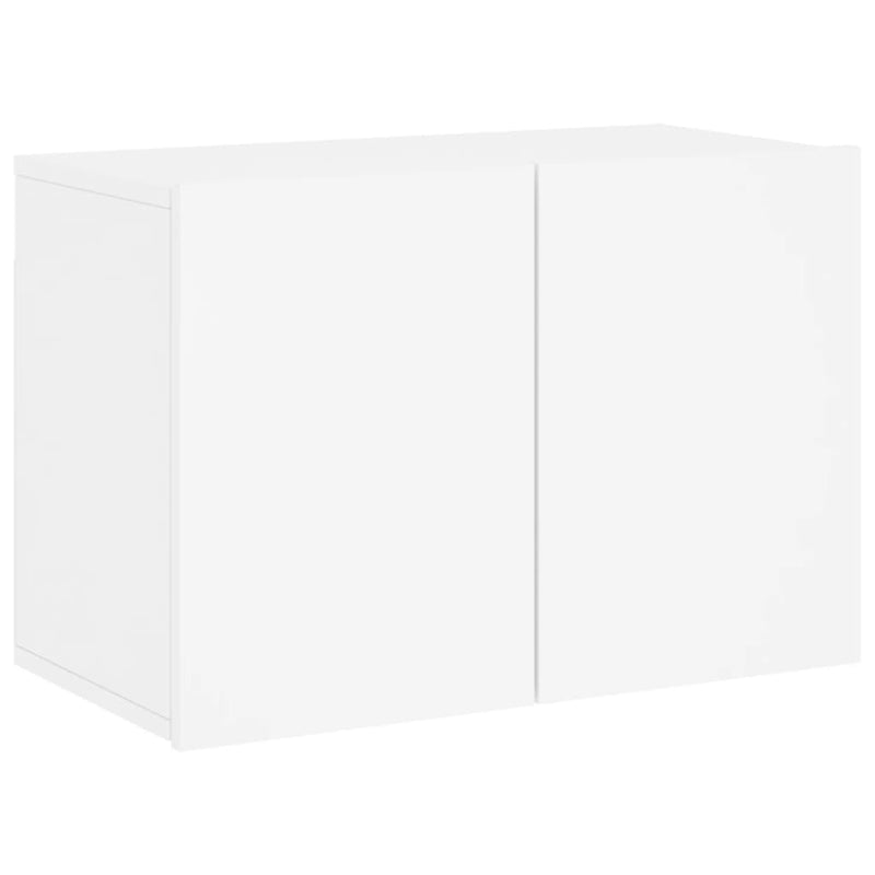 vidaXL 6 Piece TV Wall Units White Engineered Wood