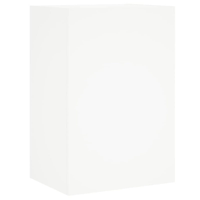 vidaXL 6 Piece TV Wall Units White Engineered Wood