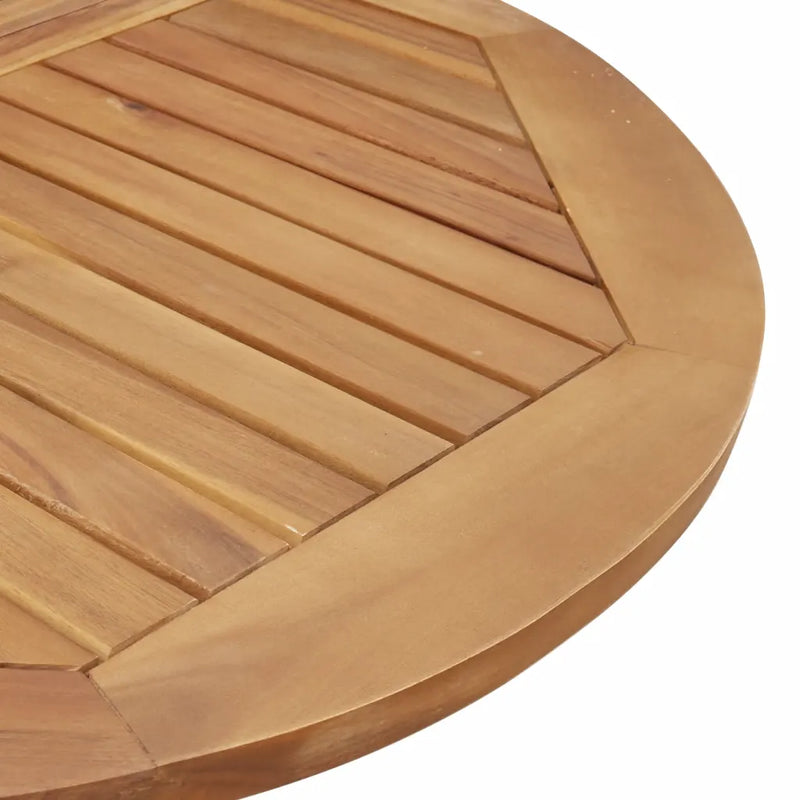 Garden Table Round Ø110x75 cm Solid Wood Acacia