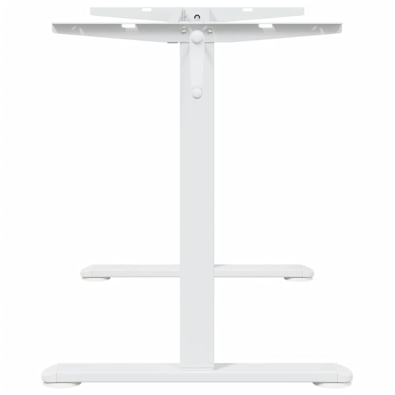 vidaXL Standing Desk Frame White (94-135)x60x(70-114) cm Steel