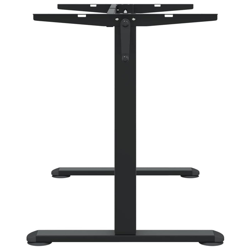 vidaXL Standing Desk Frame Black (94-135)x60x(70-114) cm Steel