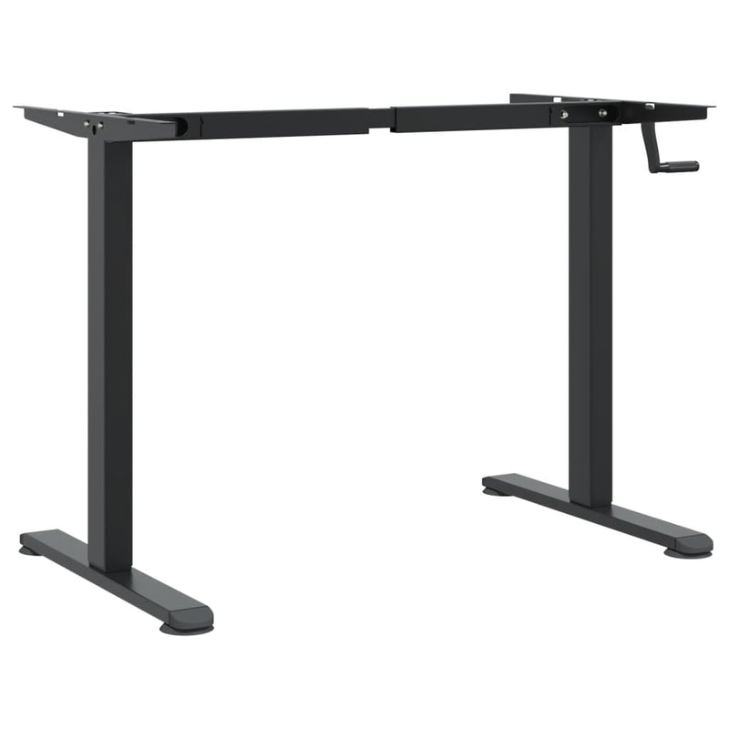 vidaXL Standing Desk Frame Black (94-135)x60x(70-114) cm Steel