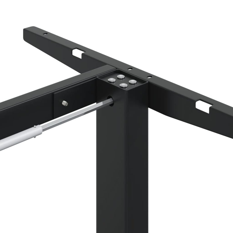 vidaXL Standing Desk Frame Black (94-135)x60x(70-114) cm Steel