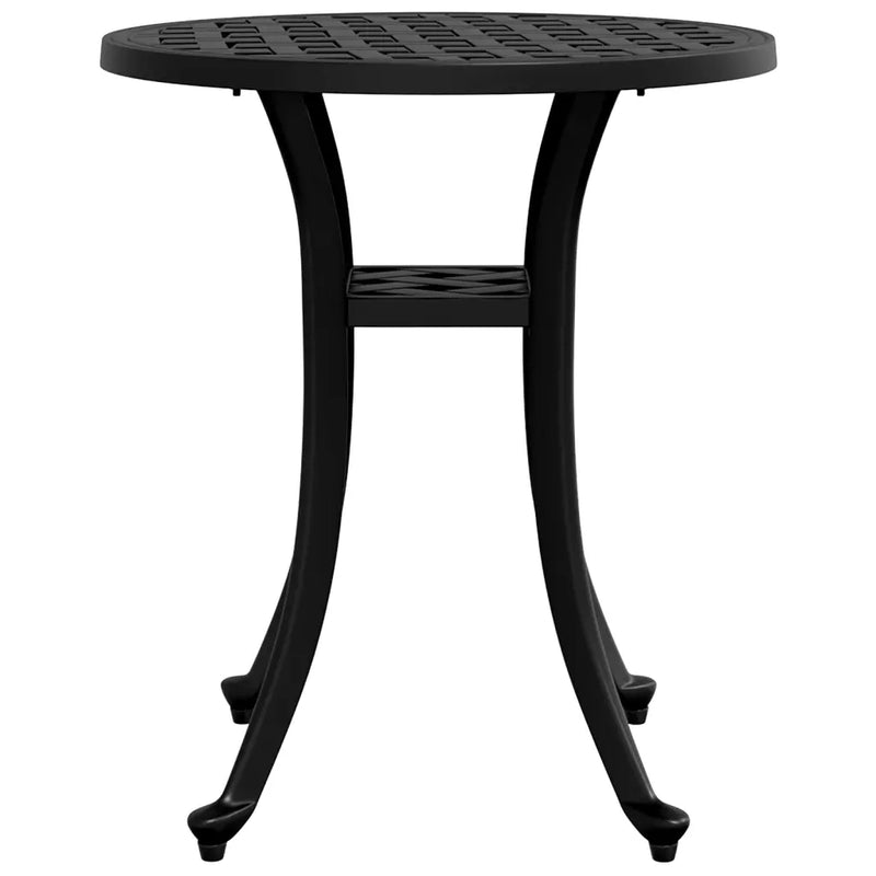 Garden Table Black ��48x53 cm Cast Aluminium