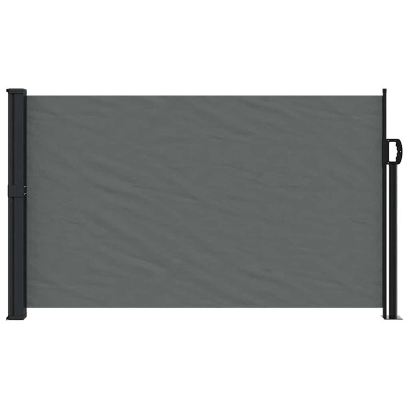 vidaXL Retractable Side Awning Anthracite 117x300 cm