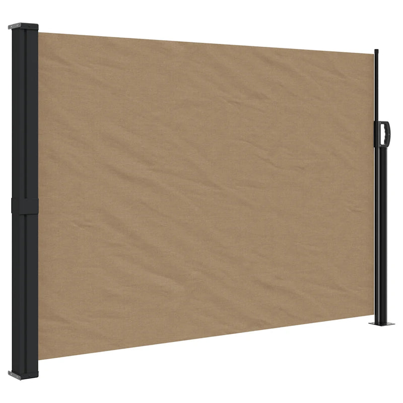 Retractable Side Awning Taupe 140x300 cm